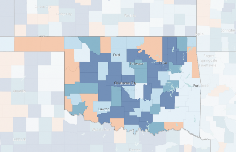 Gross Domestic Product Change by County