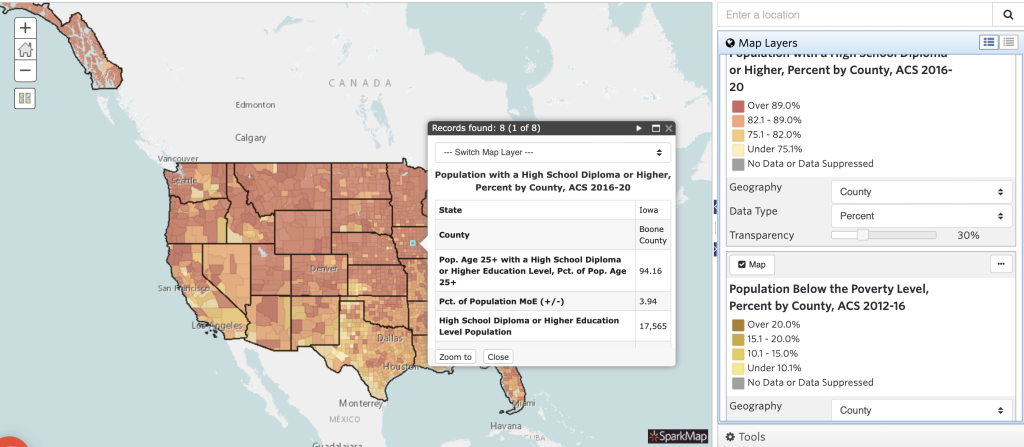 Educational Attainment in Boone County, IA