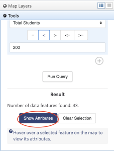 Query data attributes