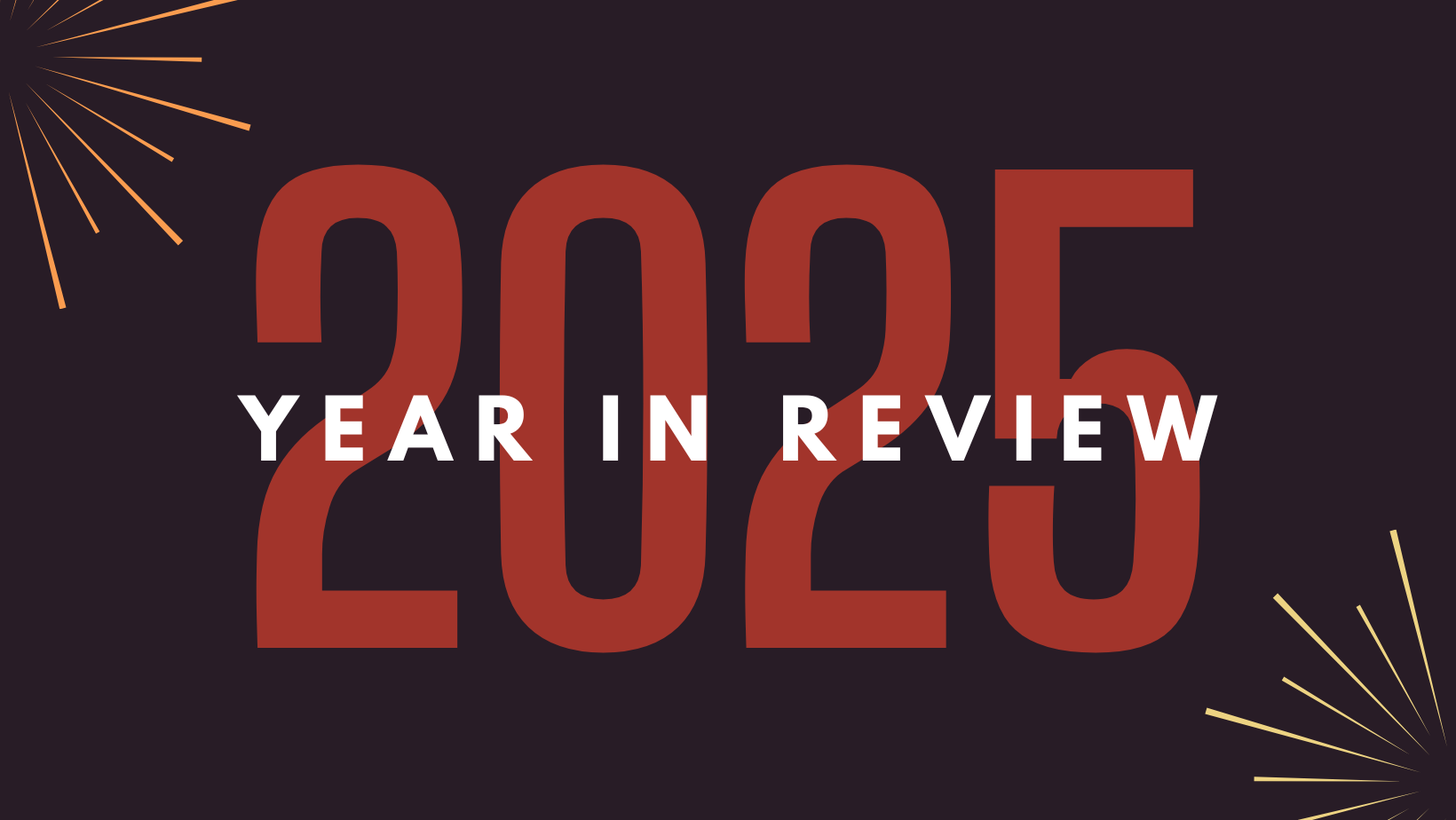 Decorative image that says 2025 year in review